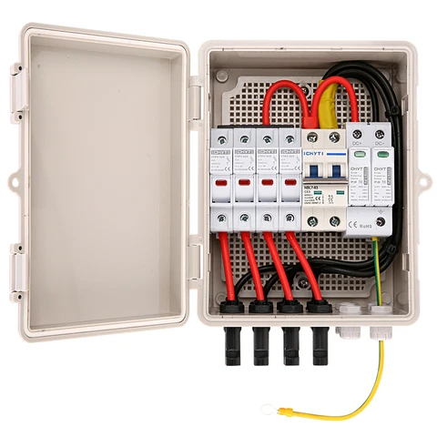 Солнечная фотоэлектрическая коробка объединителя XIONGISOLAR 4IN1T