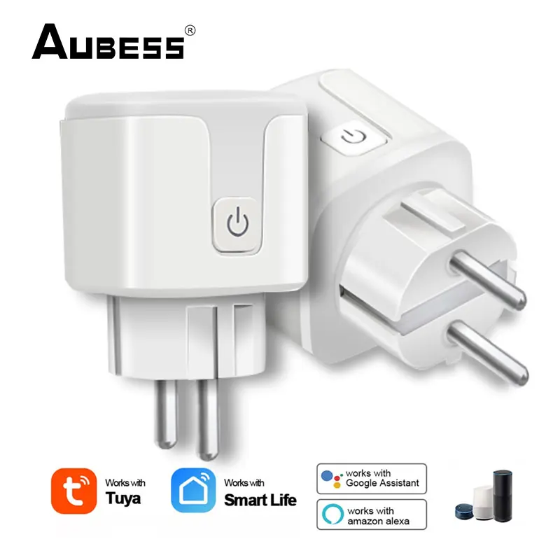 

Eu Plug 16a Timer Wifi Socket Overcharge Protection Electricity Statistics Power Monitoring Smart Outlet Smart Home Smart Socket