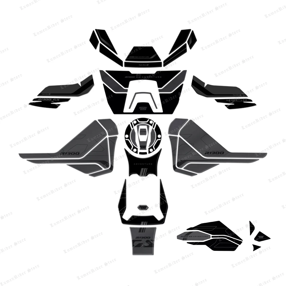

Для BMW R 1300 GS Adventure R1300GS ADV TROPHY 2025 аксессуары для мотоциклов 3D эпоксидная смола накладка на бак защитная наклейка