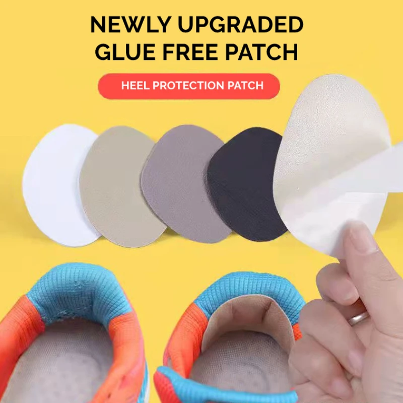 Shoe Patch Vamp Repair Sticker Subsidy Sticky Shoes Insoles Heel Protector Heel Hole Repair Lined AntiWear Heel Foot Care Tool