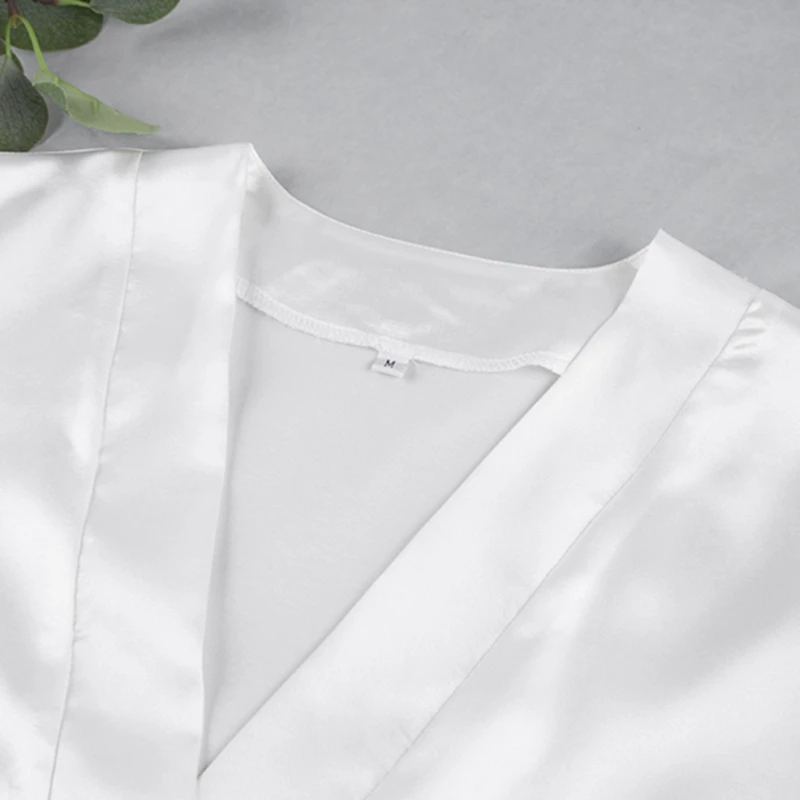 Autumn Satin Robe Sets  For Women Solid Color Pajamas Full Sleeves Women's Home Clothes Trouser Suits Nightgowns Loungewear