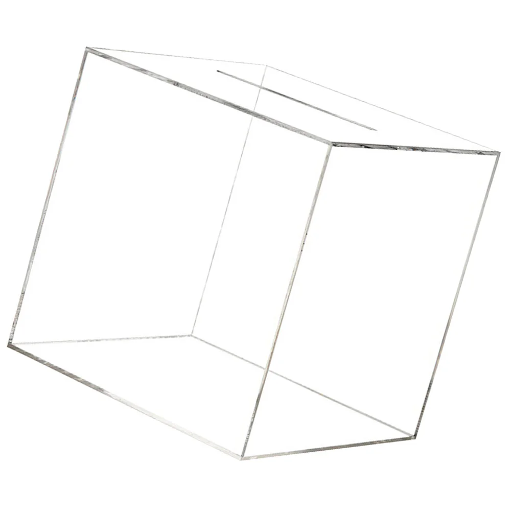 

Bank Piggy Money Box Saving Clear Coin Acrylic Kids Fund Adults Container Honeymoon Pot Jar Transparent Banks Savings Tabletop