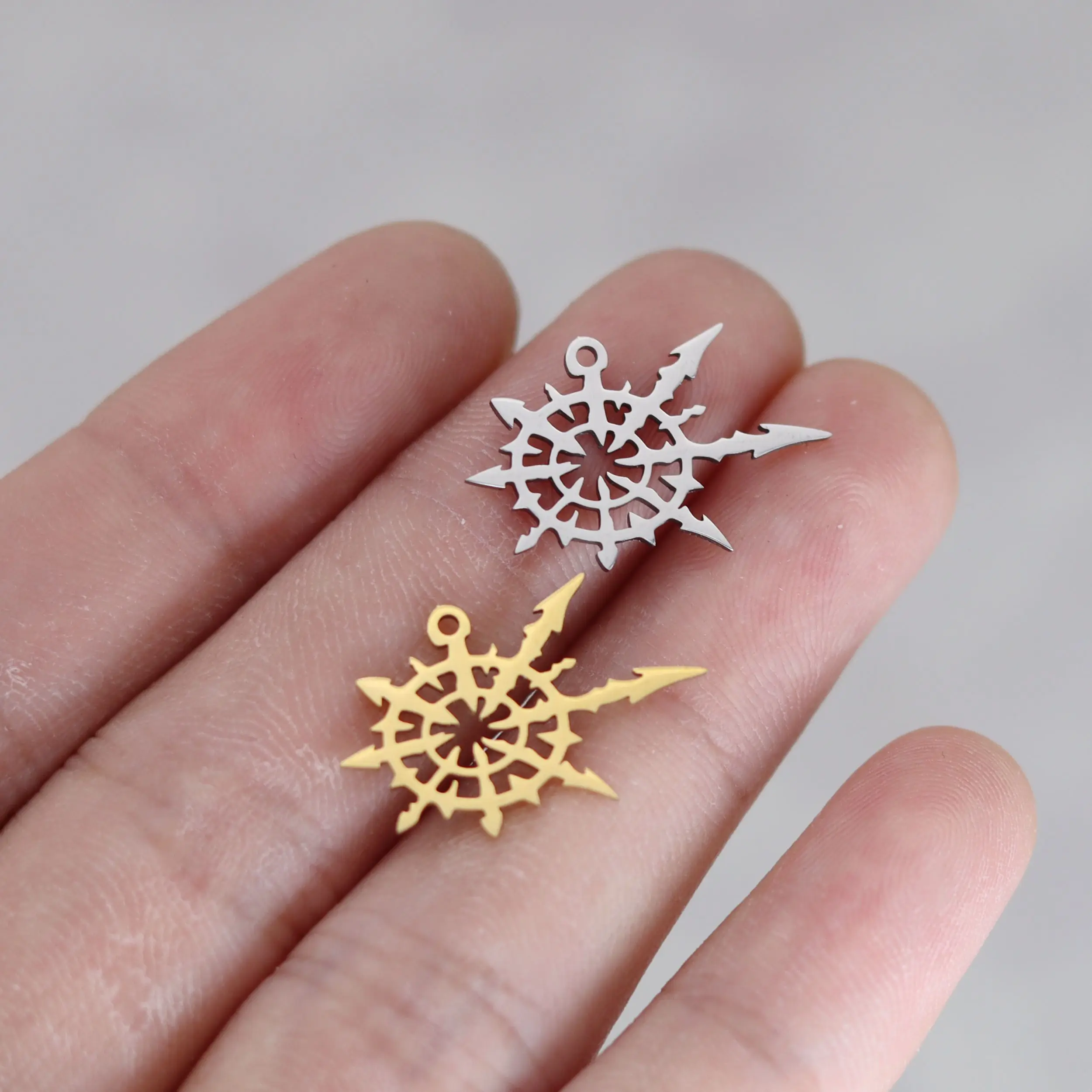 Набор из 3 кулонов &quotЗвезда&quot нержавеющая сталь