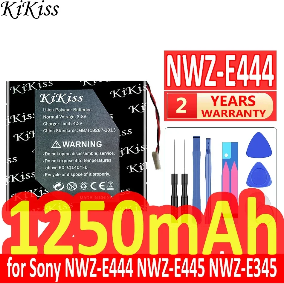 Аккумулятор KiKiss емкостью 1250 мАч для Sony NWZ-E444 NWZ-E445 NWZ-E345 NWZ-WH303 E373 E383 A864 A865 LIS1425HNPC SRS-BTV5