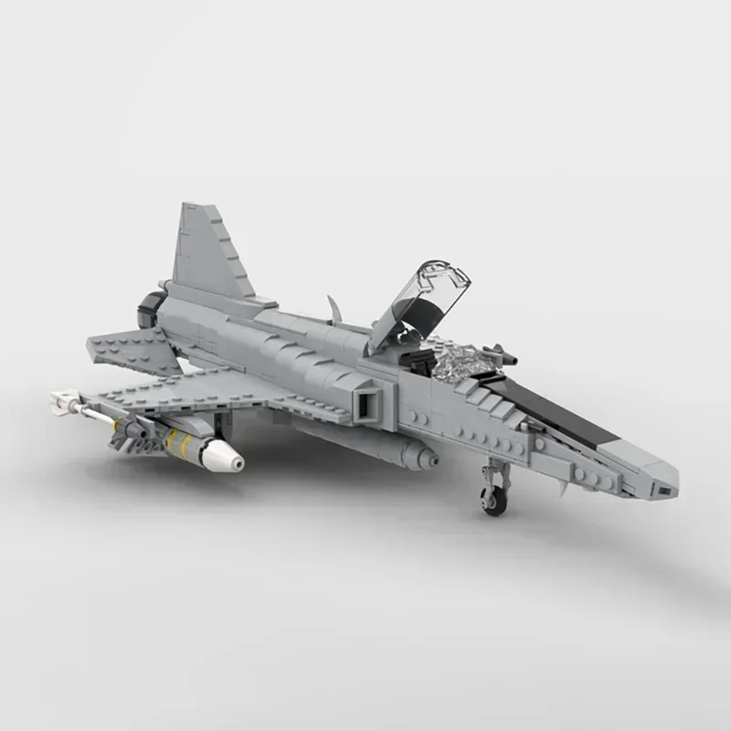 Военная модель Moc строительные кирпичи масштаб 1:35 F-20 Tigershark истребитель