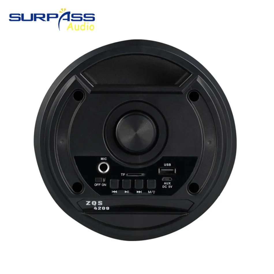 Двойной 4-дюймовый Bluetooth-динамик с аккумулятором емкостью 1200 мАч портативный