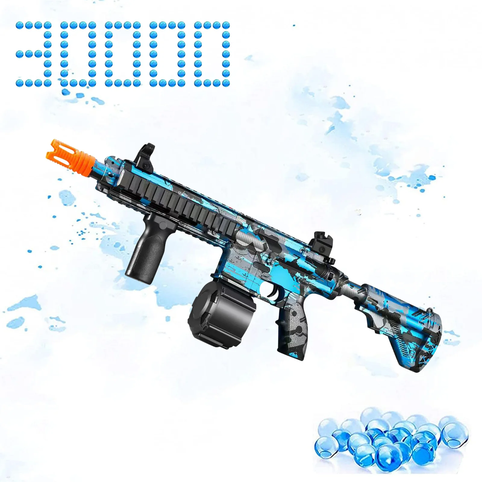 

Electric Splatter Gel Ball Blaster With 30000 Water Beads Water Bomb Shoots Gun Outdoor Activities Shooting Team Game