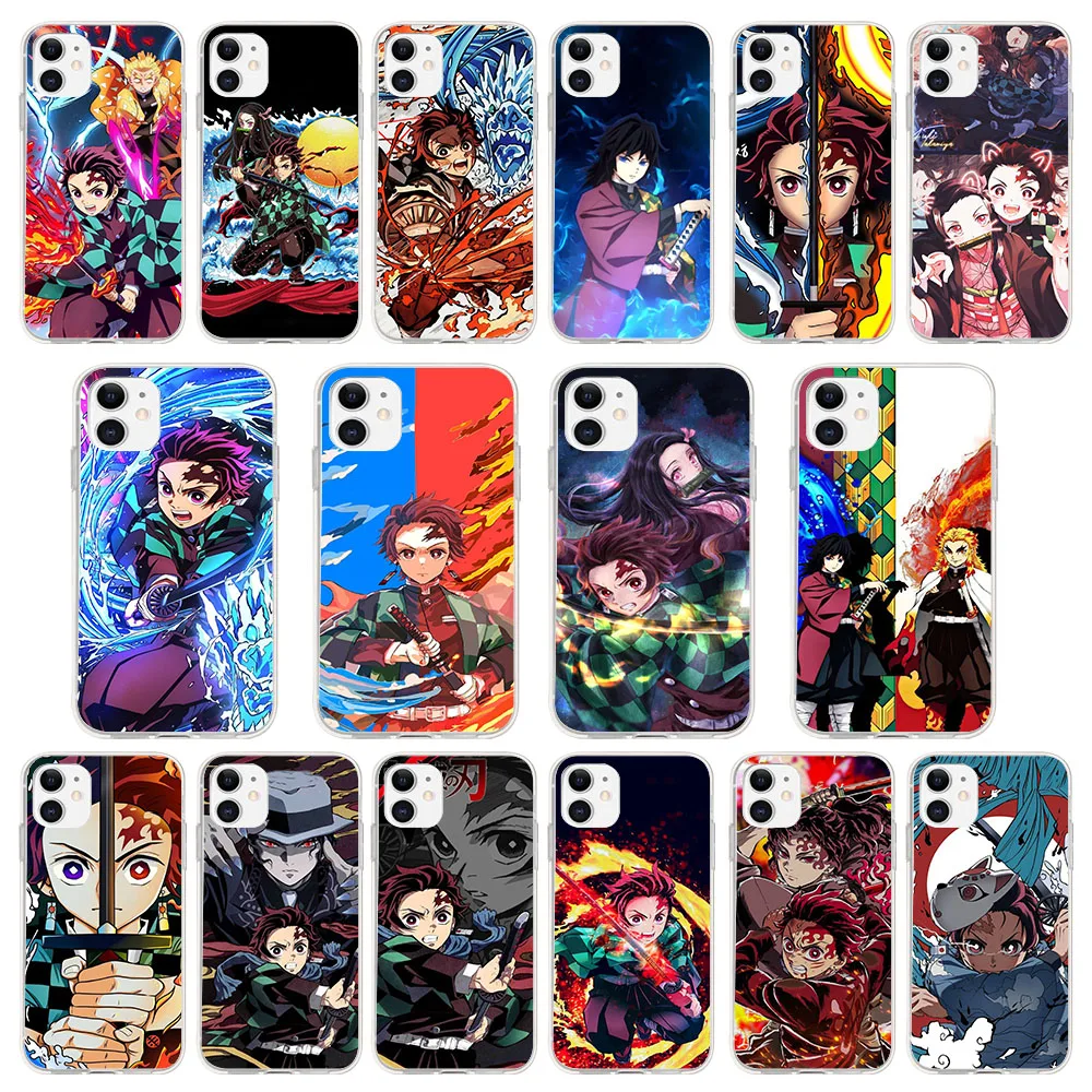 HM-64 Tanjiro Kamado Silicone чехол для Moto G5 G5S E6 E6S E6i E7 E7i E20 E30 E40 G24 G10 Play GO Plus Power