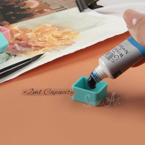 SeamiArt магнитные полуподдоны для акварели, 50 шт. — изображение товара