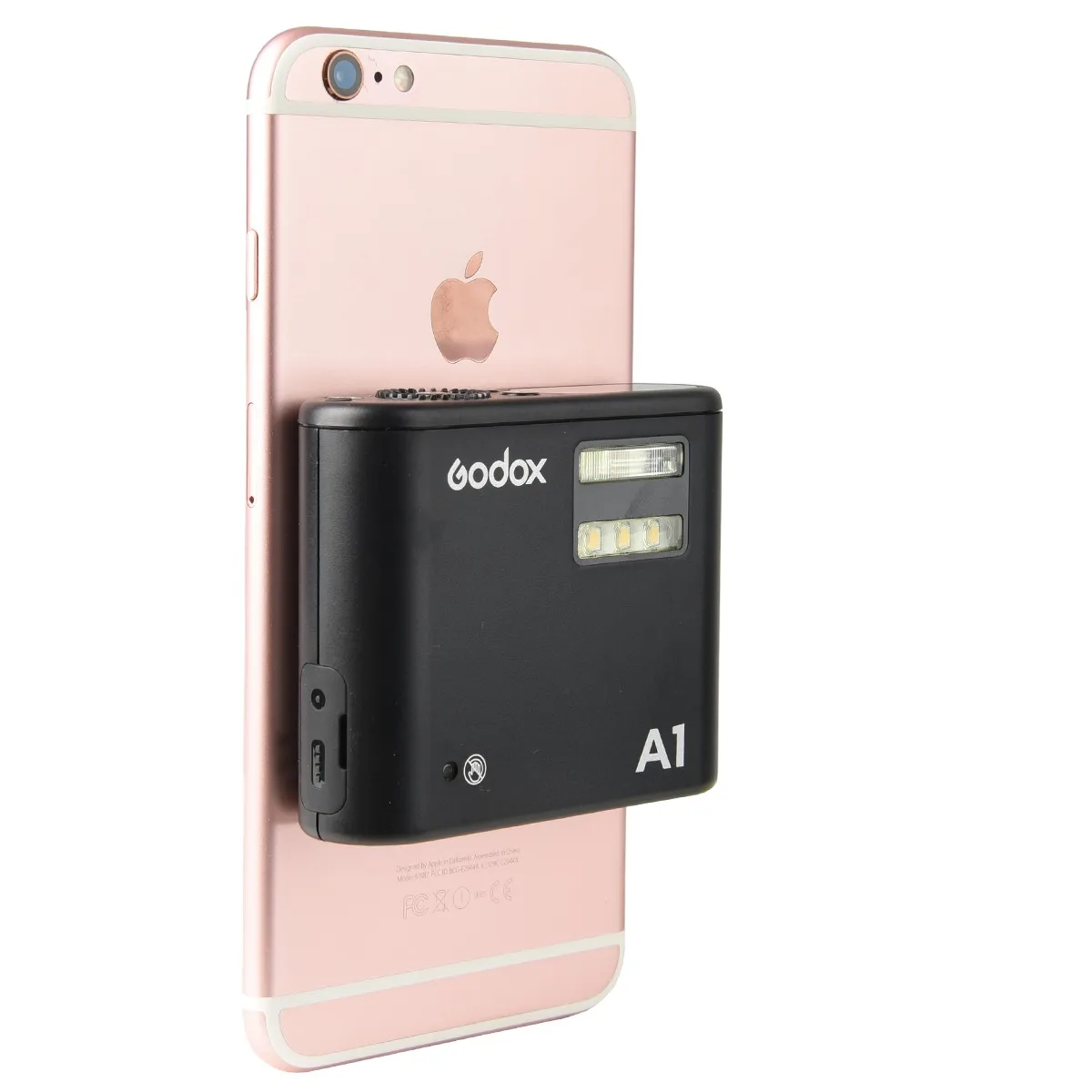 Godox A1 Smartphone Flash 2.4G Wireless for Synchronizing Phone Camera to Godox's X System apply iPhone XS 8 7 6S |
