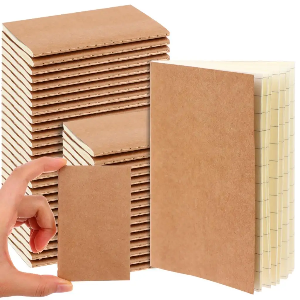 

48 Pcs 60-page Pocket Notebooks 3.5" X 5.5" Mini Portable Notepad Convenient Memo Book