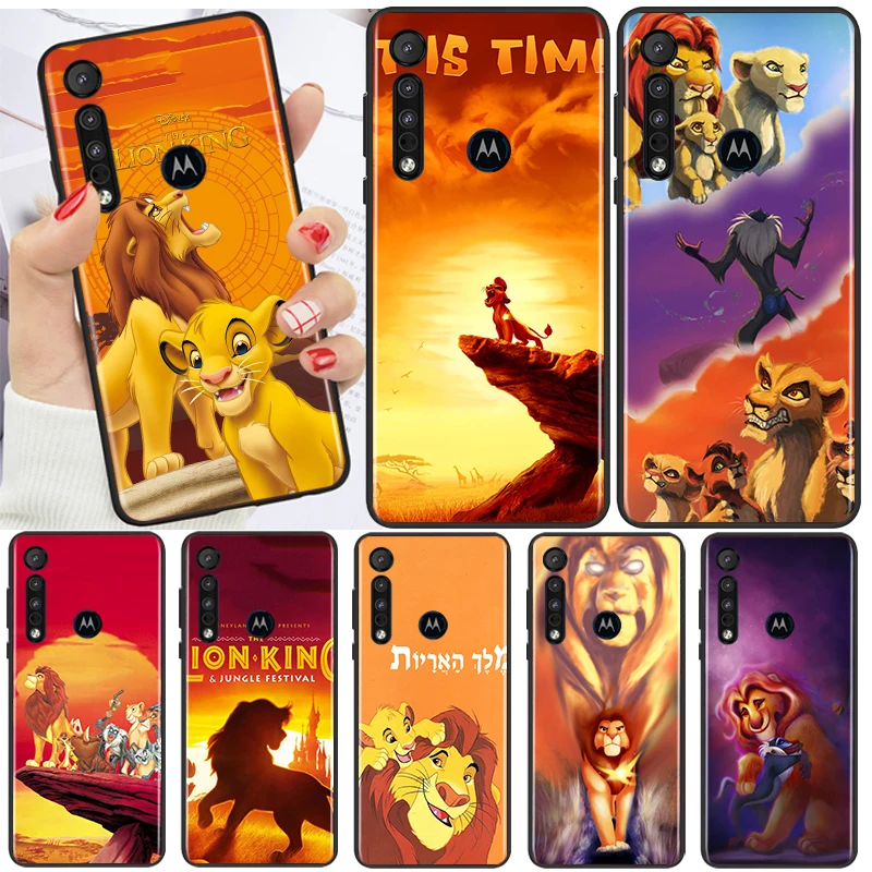 

The Lion King Disney For Motorola G8 G9 G Edge E7 E20 G60S G50 X30 S30 G71 G51 G22 30 G41 G31 S Power Black Phone Case