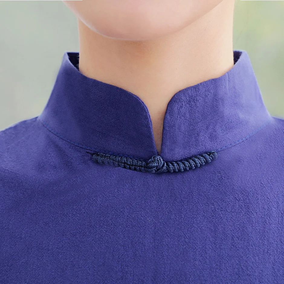 Женское длинное платье-Ципао в ретро стиле большие размеры