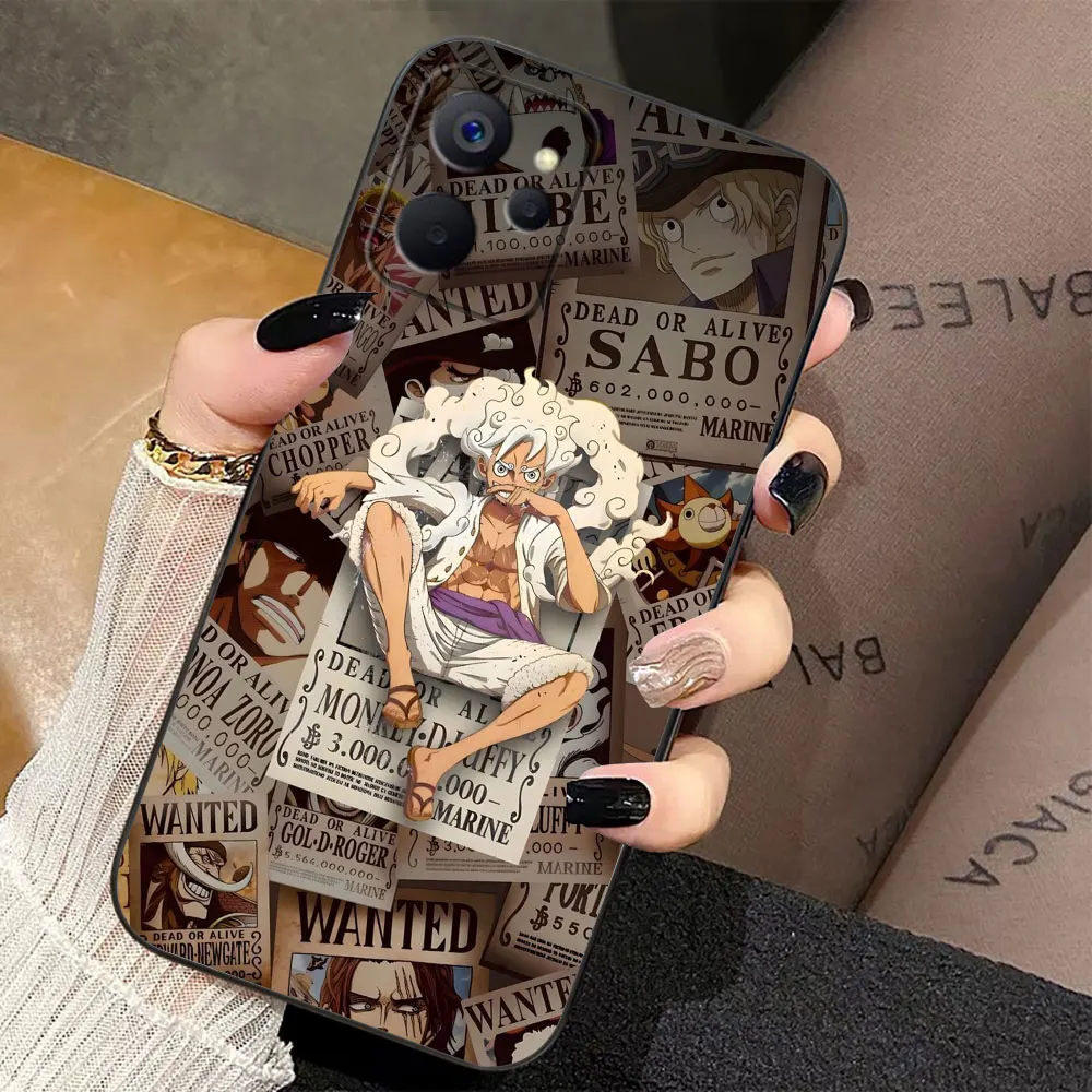 Фото Чехол для телефона One Piece Luffy's Gear 5 для OPPO Realme 16 15 15T 14 13 12 11 10 9 9I 8 8I 7 7I Pro Plus, DIY чехол-накладка №4