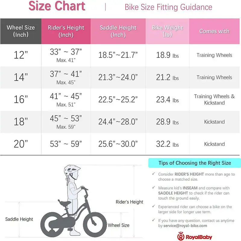 

Girl's Bike Fushcia 18 inch 's bicycle