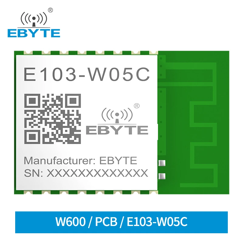 

W600 RF Wireless Transceiver Wi-Fi Module 2.4GHz 20dBm Long Range Micro-size EBYTE E103-W05C Cost-effective PCB Antenna