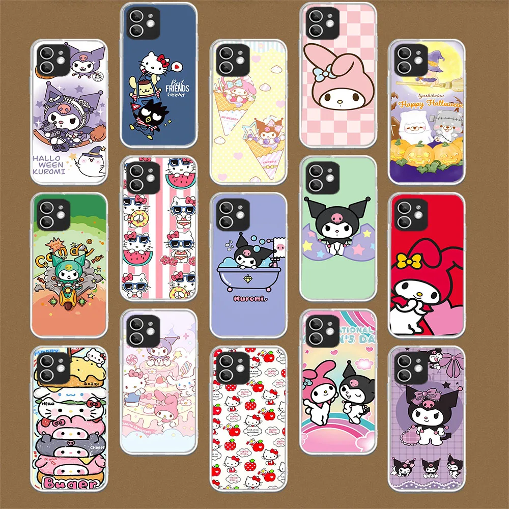 WRA-27 Sanrio Pompompurin Прозрачный гибкий чехол из ТПУ для Moto One Edge 20 30 40 50 Action Fusion Zoom Lite neo Pro