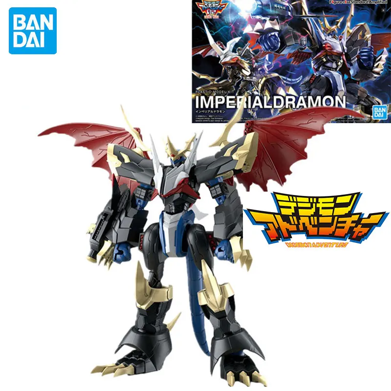 

In Stock Bandai Figuur-Rise Anime Digimon Adventure Imperial Dramon Model Toys Action Figures Collectibles Gifts Dolls Toys kids