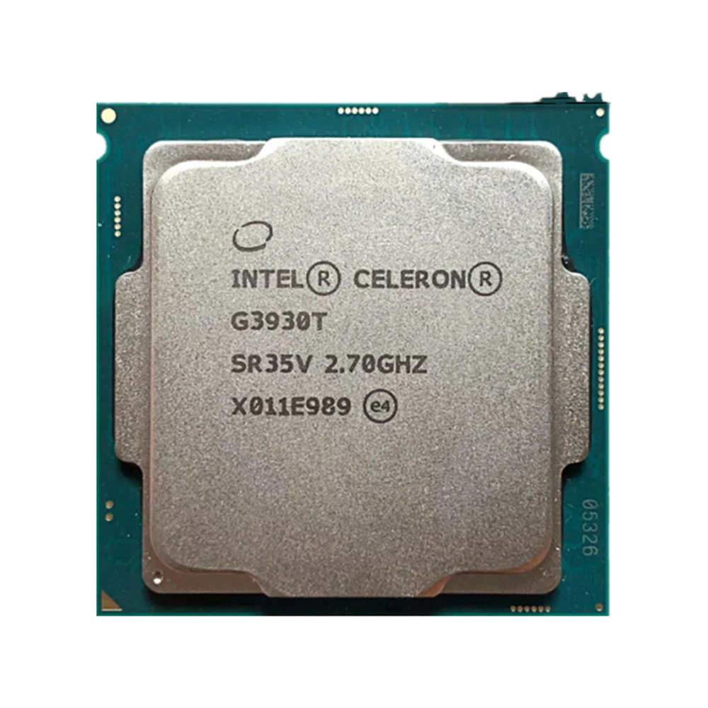 

Intel Celeron G3930T 2.7 GHz Dual-Core Dual-Thread 35W CPU Processor LGA 1151