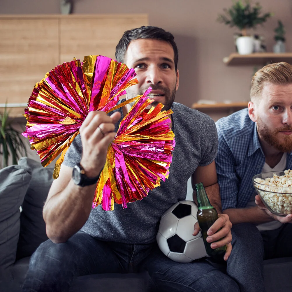 

Bouquet Lightweight Prop Cheerleader Balls Cheering Pom Poms Props Reusable Pompoms