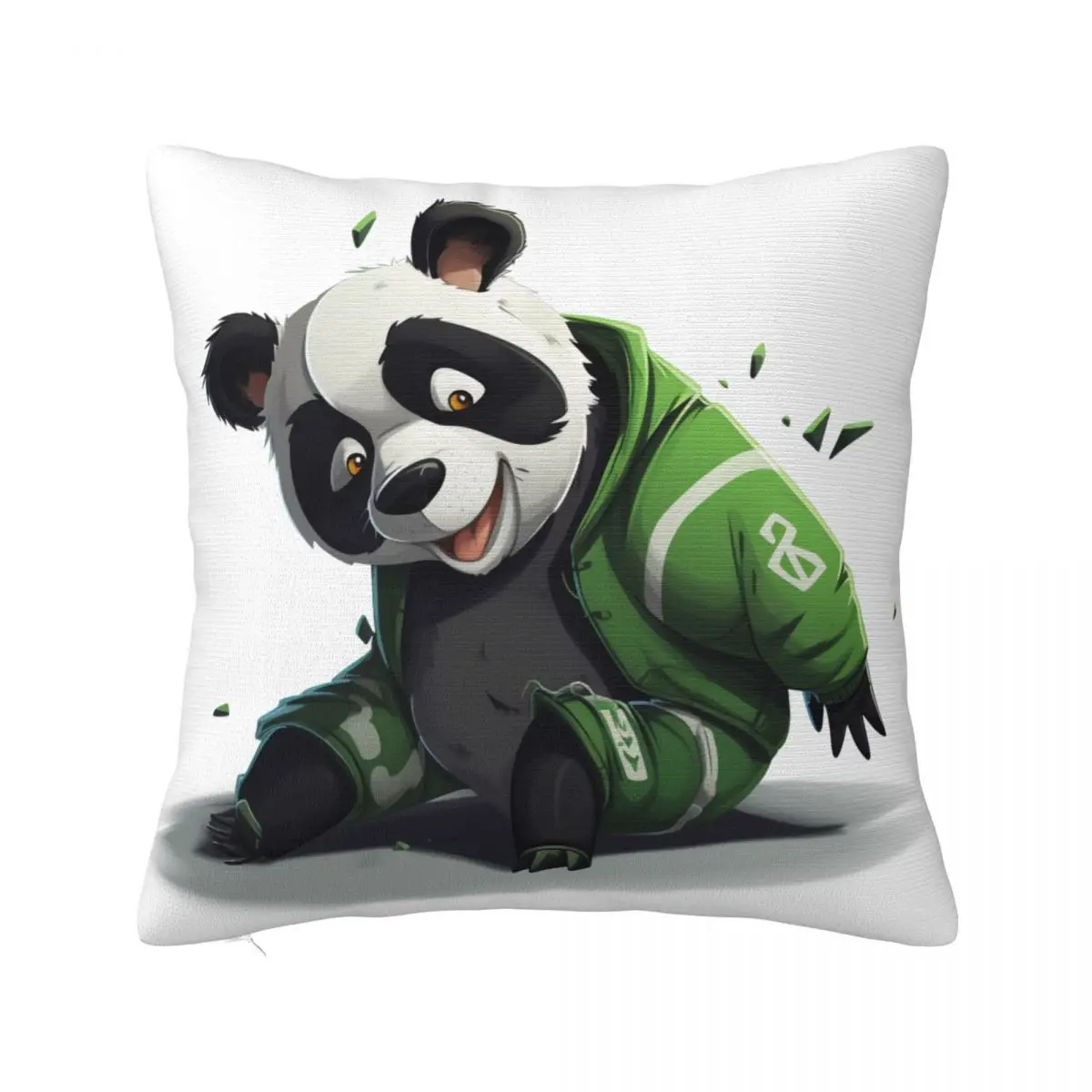 

Подушка в виде панды, стильная наволочка из полиэстера с мультяшным рисунком, летняя Декоративная Наволочка на молнии