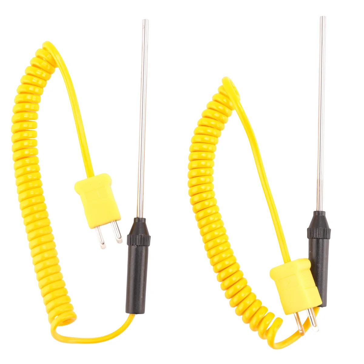 Цифровой термометр типа K (-50-1300 °C) с двумя каналами 4 зонда ручной