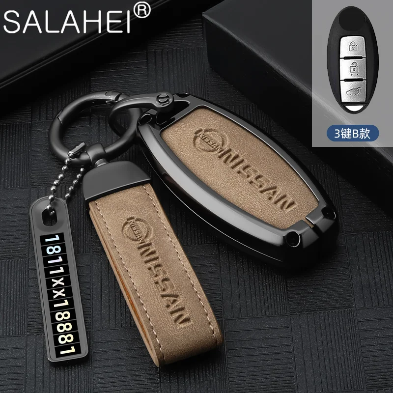 

Car Smart Remote Key Fob Case Cover Protector Shell Bag For Nissan Qashqai J10 J11 X-Trail T31 T32 Kicks Tiida Pathfinder Murano