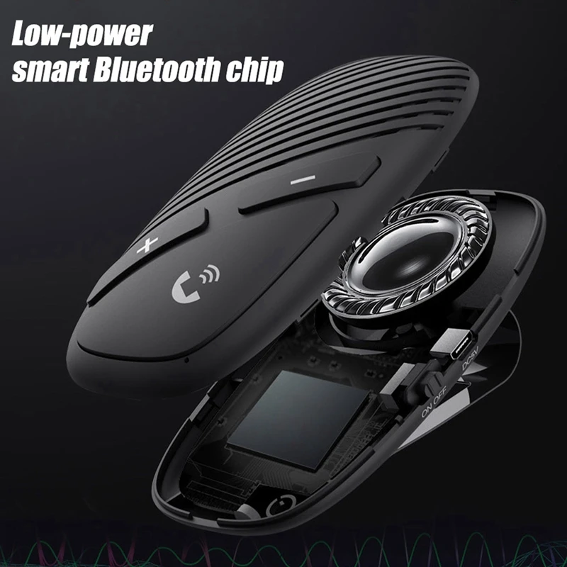 

Car Sun Visor Bluetooth 5.0 Car Bluetooth Hands-Free Wireless Bluetooth Receiver Car Adapter Accessories