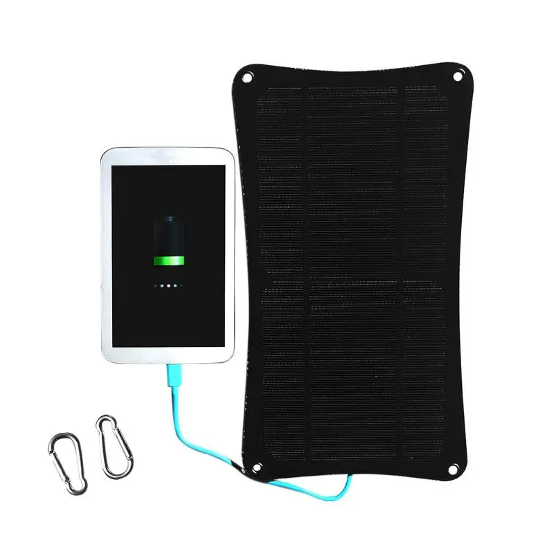 

10W Solar Power Bank Fast Charger Portable Power Panel Outdoor Travel Emergency Charger With USB Port For Most Smart Phone