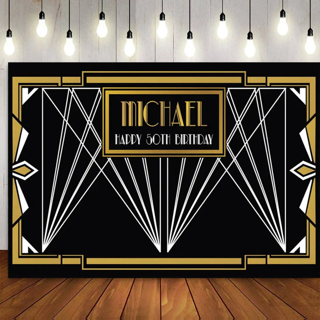 

1920s Gatsby тематическая вечеринка на день рождения для Aldult Men Women Roaring 20's Vintage 20s Background свадебная фотография
