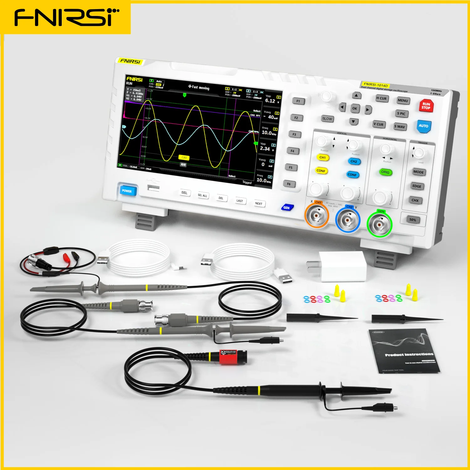 

FNIRSI 1014-D осциллограф