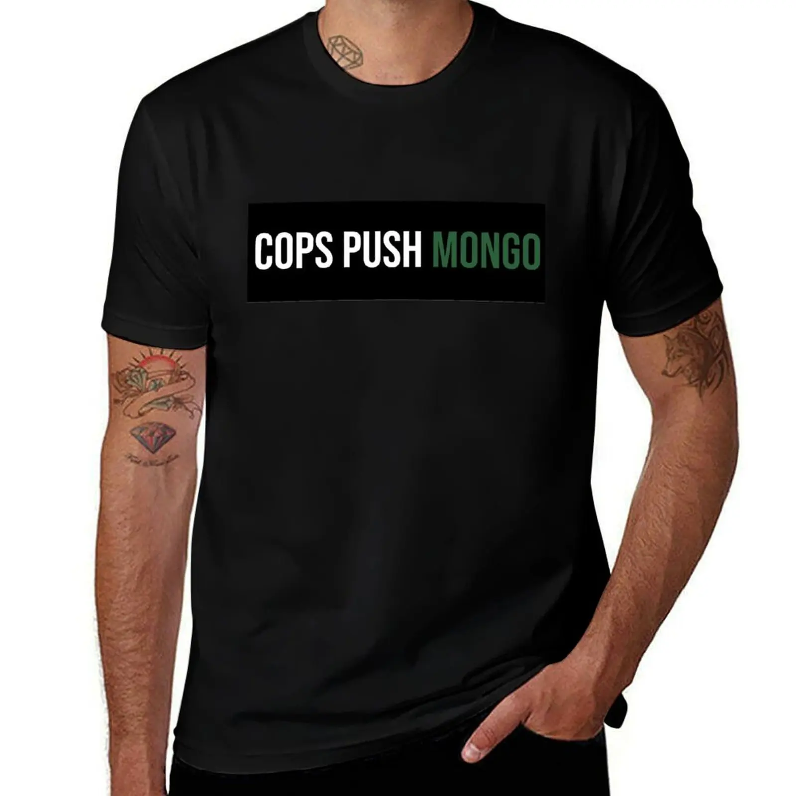 Фото Футболка THPS Cops Push Mongo, рабочая футболка для механиков №1