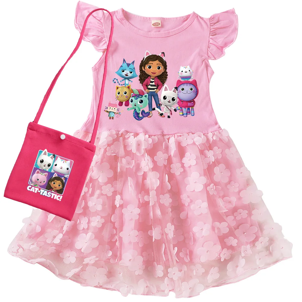 Детское летнее платье для косплея с коротким рукавом и повязкой на голову