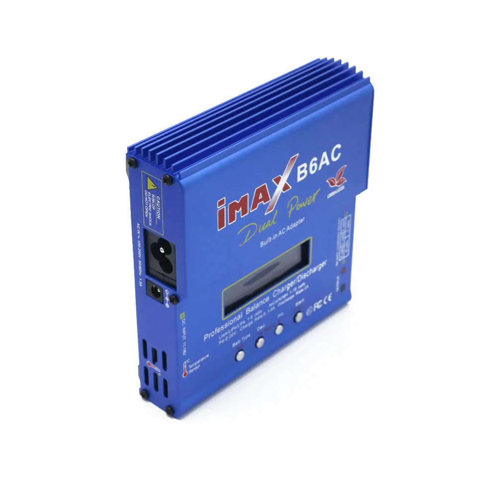 Фото Цифровое балансирующее зарядное устройство Imax B6AC 80 Вт, разъем Tamiya/TPlug для RC Lipo LiFe NiMh для самолета, вертолета, автомобиля, грузовика, игрушки №3
