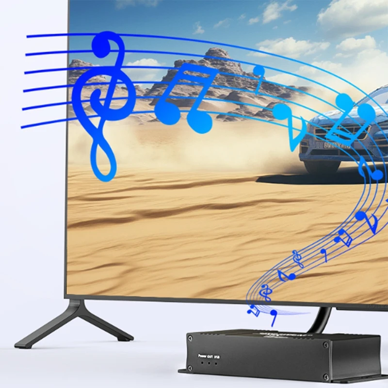 4K 60Hz -Compatible KVM Extender Over IP Rj45 Cat6 USB Ethernet 60M/196FT For NVR Camera Monitoring EU PLUG