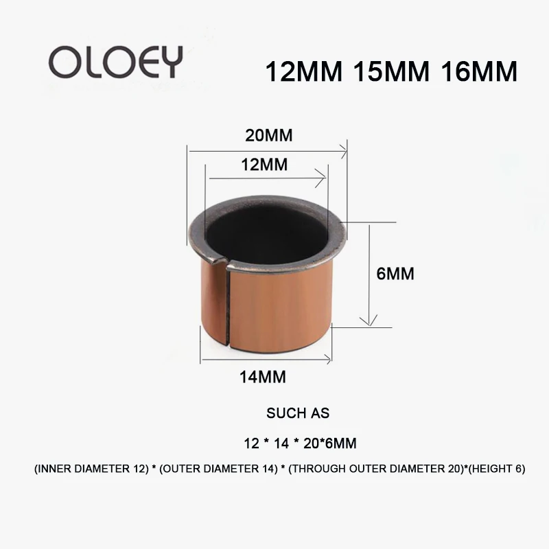 

Подшипники OLOEY SF-1F безмаслянные 5 шт.