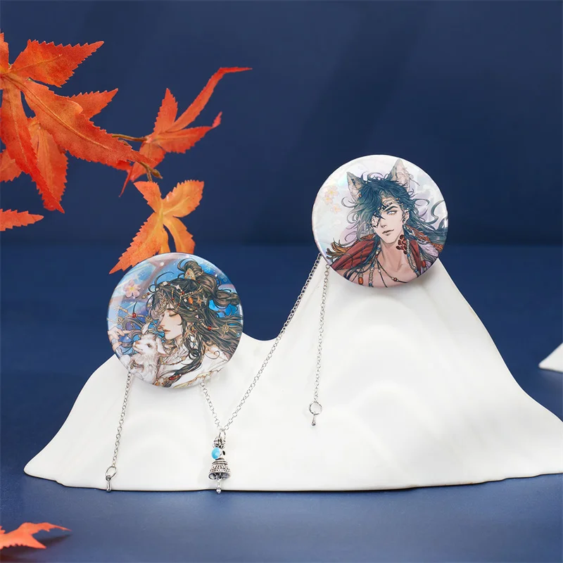 

Классический Аниме Tian Guan Ci Fu Hua Cheng Xie Lian модный Косплей официальный металлический значок брошь булавка мультфильм коллекция поклонников под...