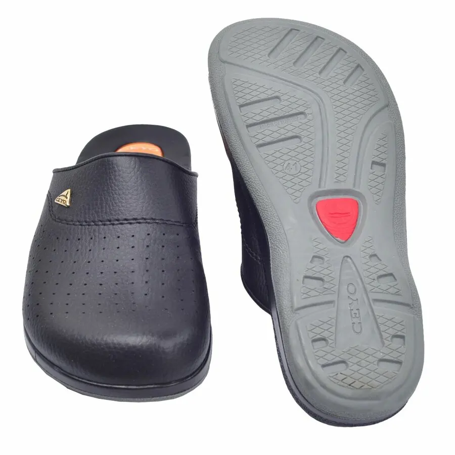 

Slippers Ceyo FLEX-1 gel Sabo Hospital Work Orthopedic Men Shoes BLACK