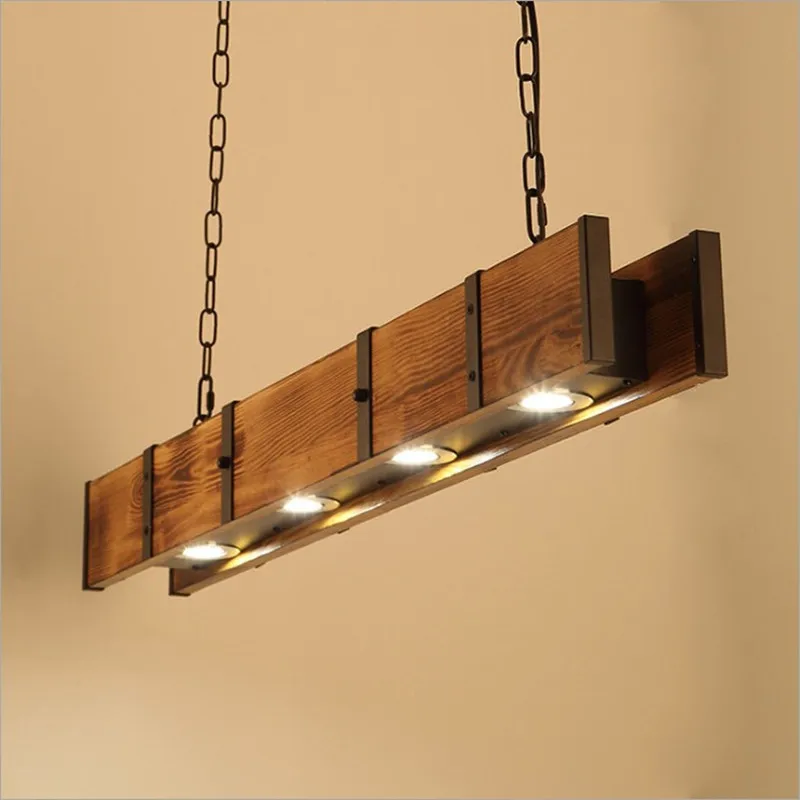

n retro ship wooden chandelier restaurant bar internet cafe clothing shop bar industrial style aged solid wood projection lamp