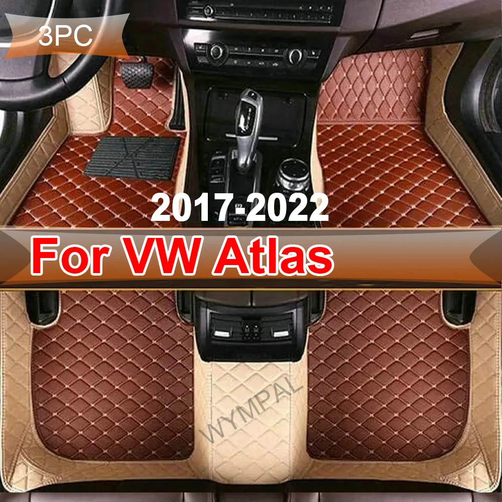 Автомобильные коврики для VW Atlas Teramont CA1 2017 ~ 2022 автомобильные внутренние детали