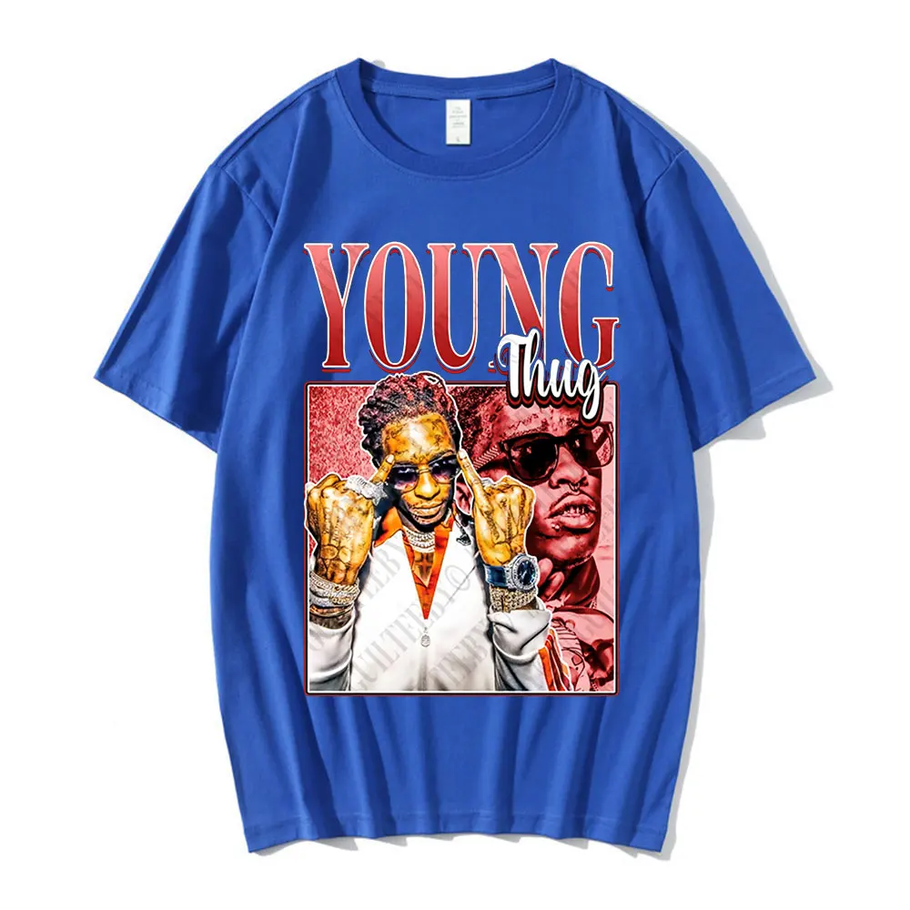 

Hip Hop Rapper Young Thug T-Shirt Men Women TShirt Graphic Simple Style T Shirts Summer Harajuku Fashion Streetwear Tops Unisex