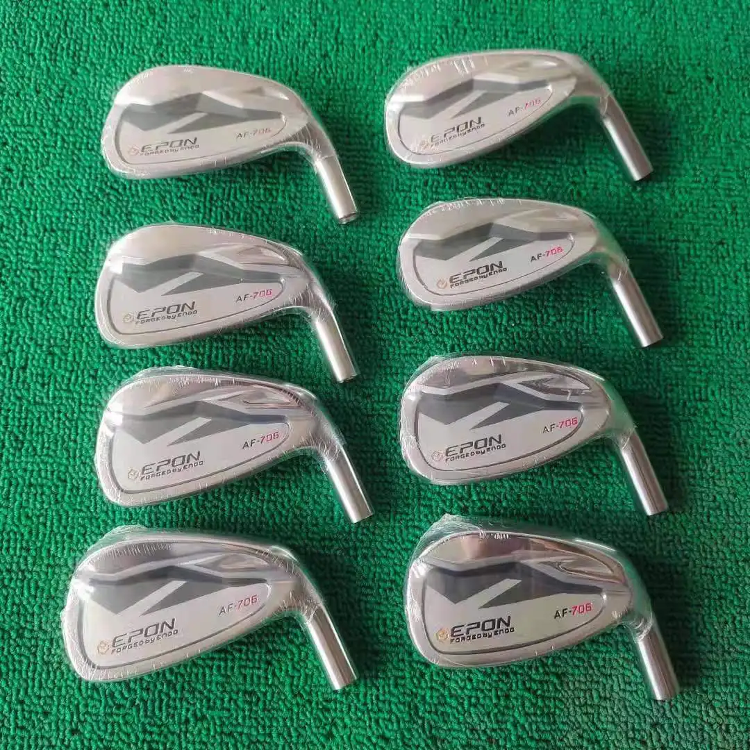 

Новые клюшки для гольфа EPON AF-706 серебряные клюшки 8 шт. 5-PAS графитовые и стальные валы с колпачками, бесплатная доставка