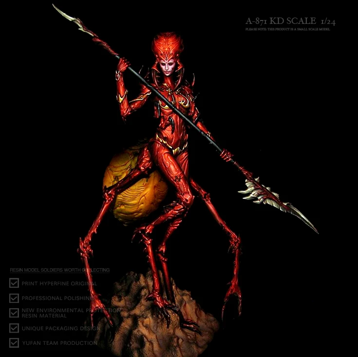 

1/24 Resin model kits figure beauty colorless and self-assembled A-871