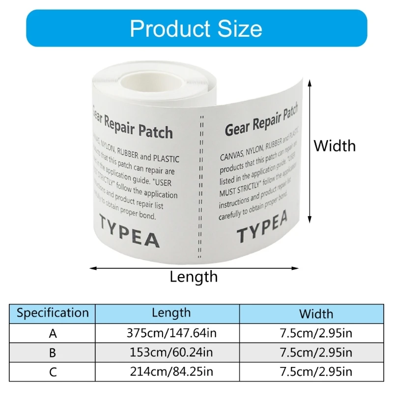 Лента для ремонта чехлов автодомов. Водостойкие уплотнительные заплаты брезента