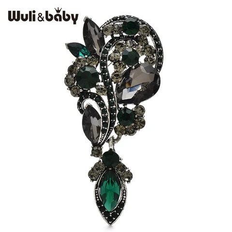 Броши Wuli&baby  цветочные