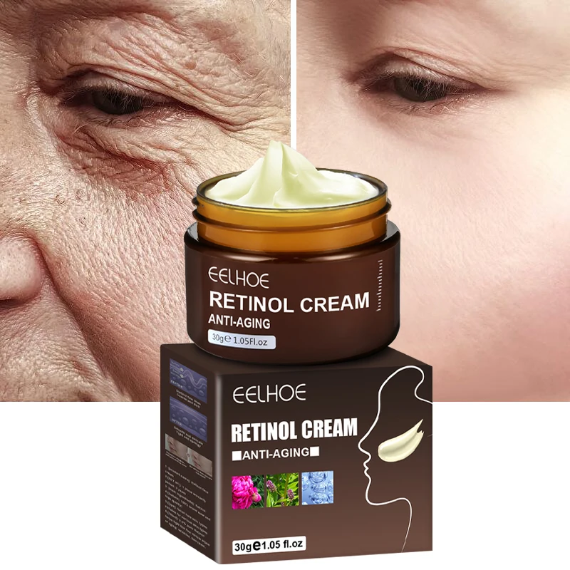 

Retinol Remove Wrinkles Face Cream Fade Fine Lines Anti-Aging Lifting Firming Whitening Brightening Moisturizer Facial Skin Care