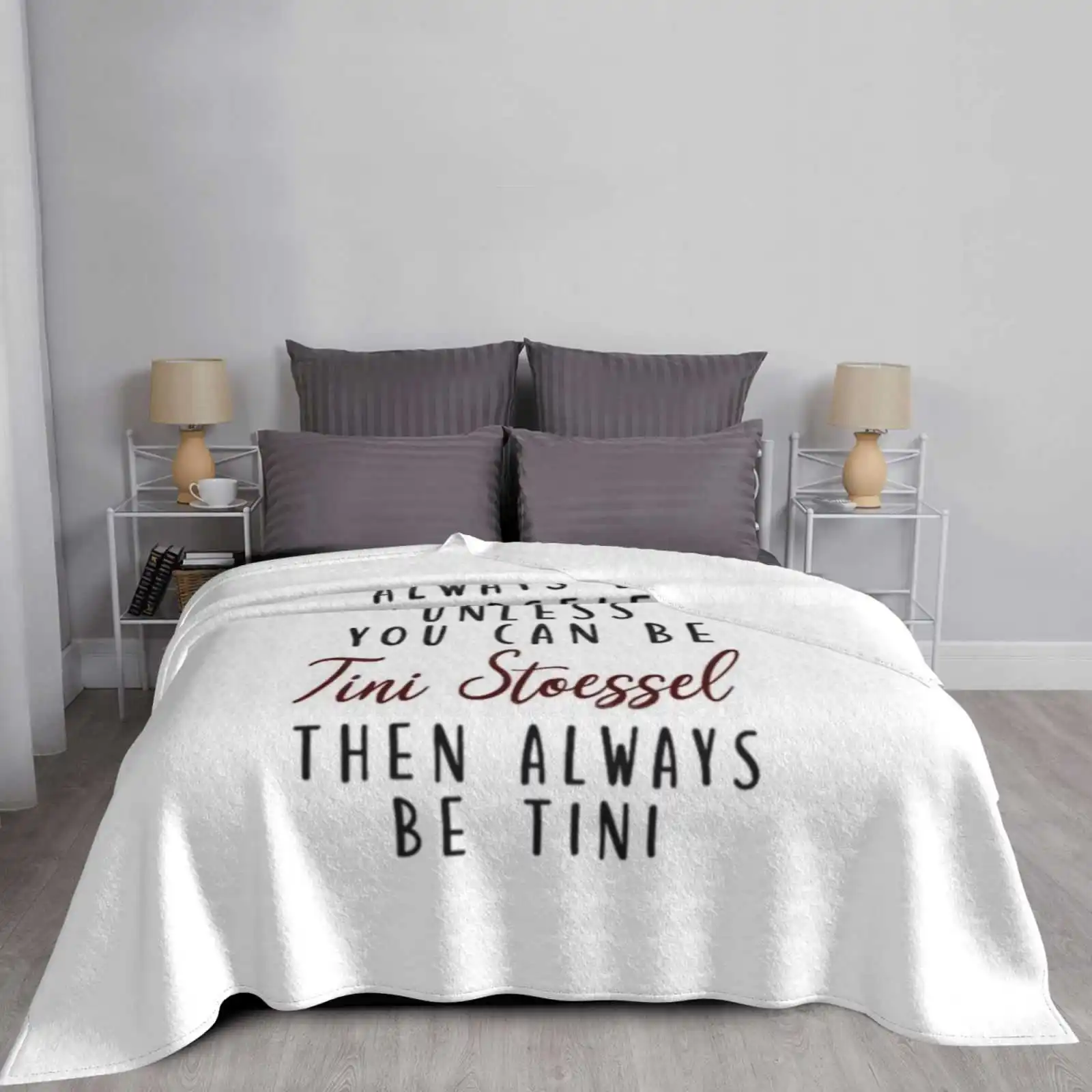 Tini Stoessel Креативный дизайн Удобное теплое фланелевое одеяло Tinistas Tinitastoessel Violetta Vilu