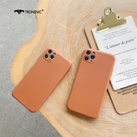 leather pu retro ins phone case for iphone 13 12 11 pro max x xs max xr 7 8 plus luxury soft caramel classic cover funda fashion
