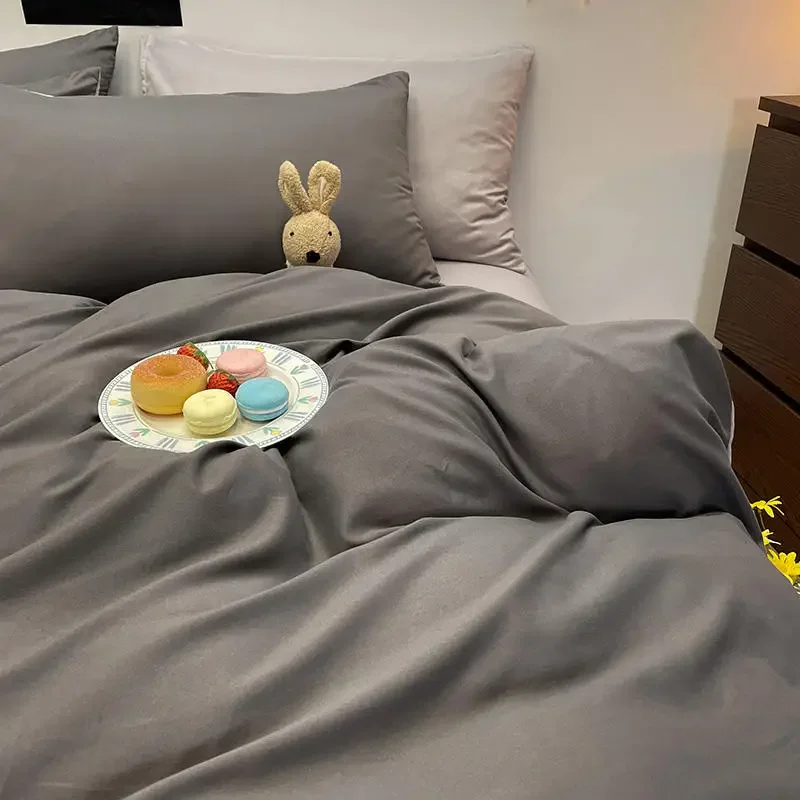 WOSTAR 1 шт. темно-серого цвета пододеяльник 220x240 скандинавская роскошная