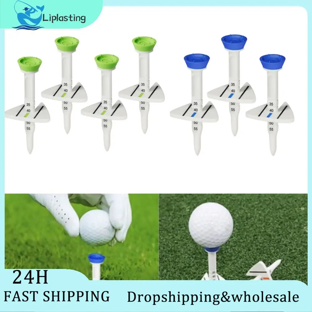 

Plastic Golf Nail Tee Reduce Clubface Damage Adjustable Golf Tees Height Aiming Direction Golf Pins Golf Equipment Accecories